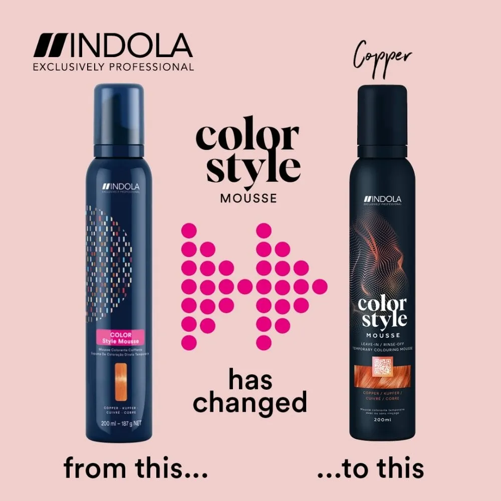 Indola Colour Style Mousse Copper 200ml