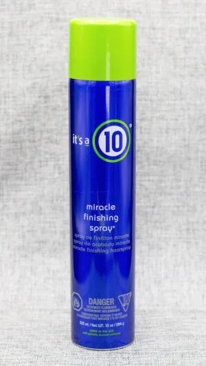 It's a 10 Miracle Finishing Spray