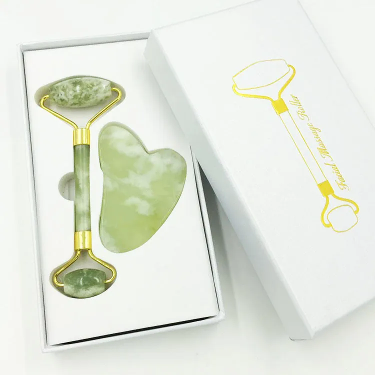 Jade Beauty Instrument Xiuyan Jade Roller Massager Jade Roller Face Scrapping Plate