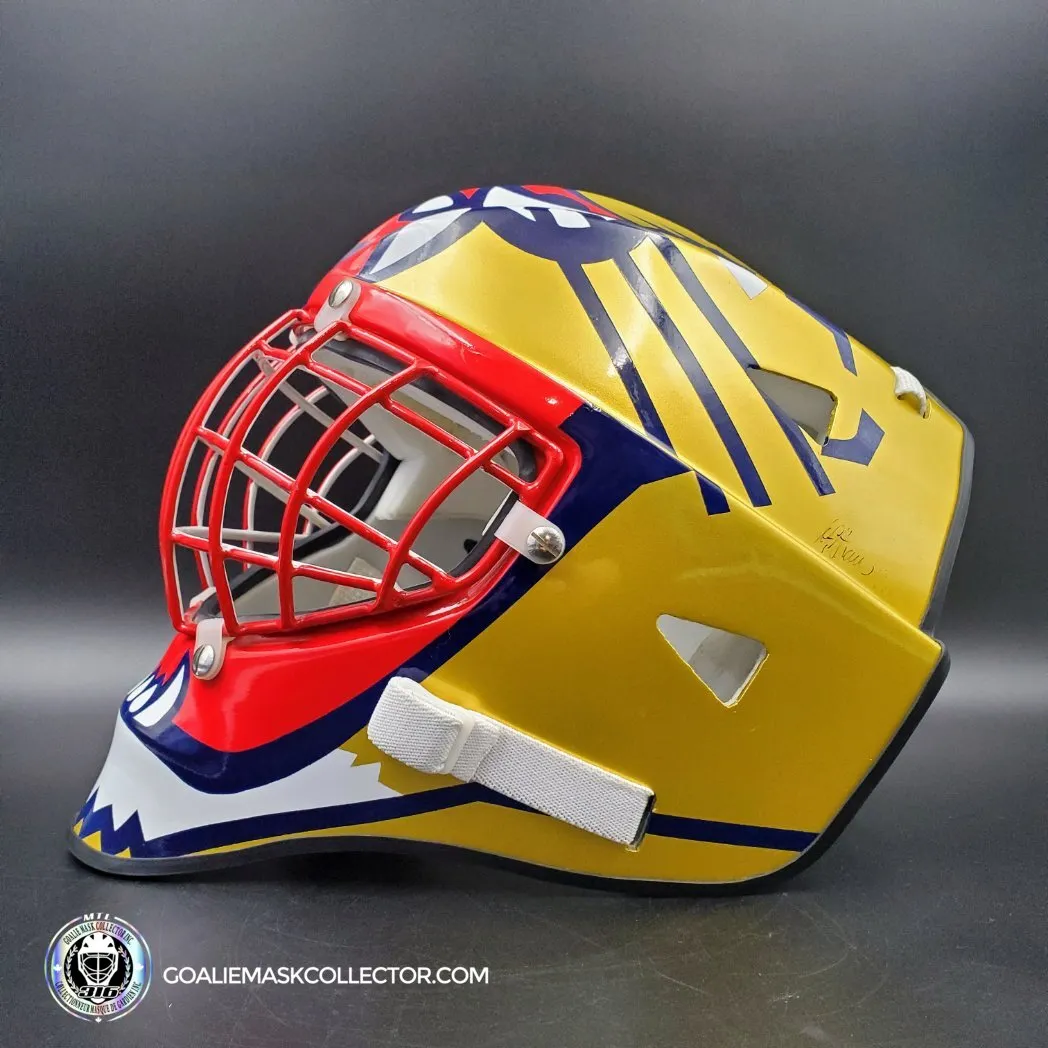 John Vanbiesbrouck Amadilla Goalie Mask Game Ready 1994 Florida Panthers Don Straus Autographed AS-02918 - SOLD
