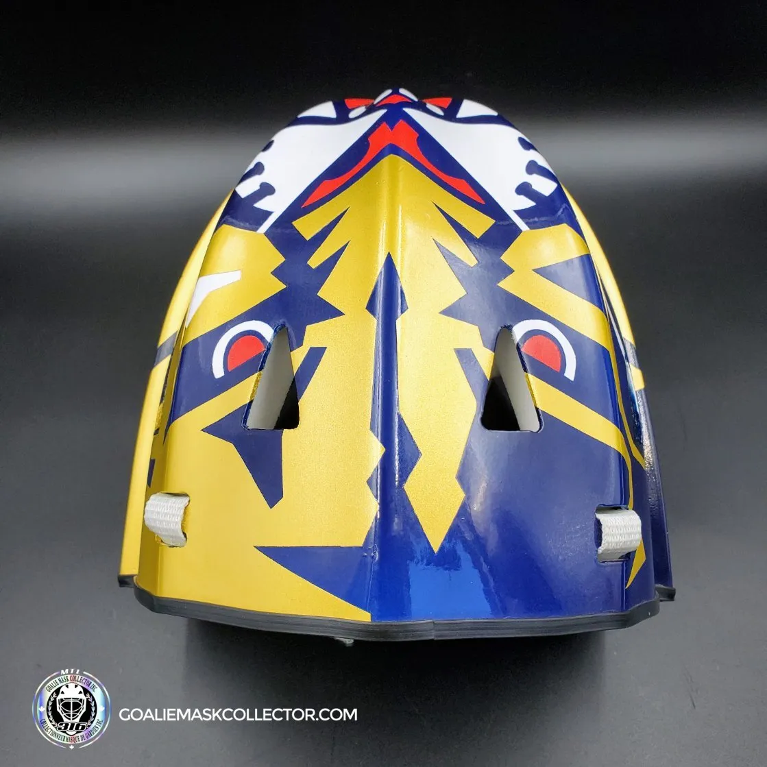 John Vanbiesbrouck Amadilla Goalie Mask Game Ready 1994 Florida Panthers Don Straus Autographed AS-02918 - SOLD