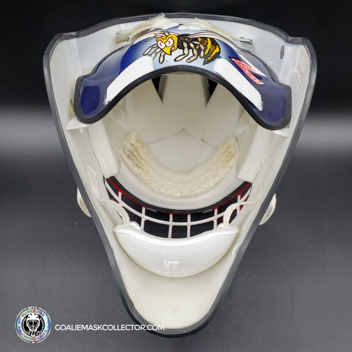 John Vanbiesbrouck Amadilla Goalie Mask Game Ready 1994 Florida Panthers Don Straus Autographed AS-02918 - SOLD