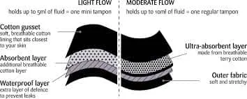 Juju - Period Underwear - Bikini Brief - Light Flow (L - Large)