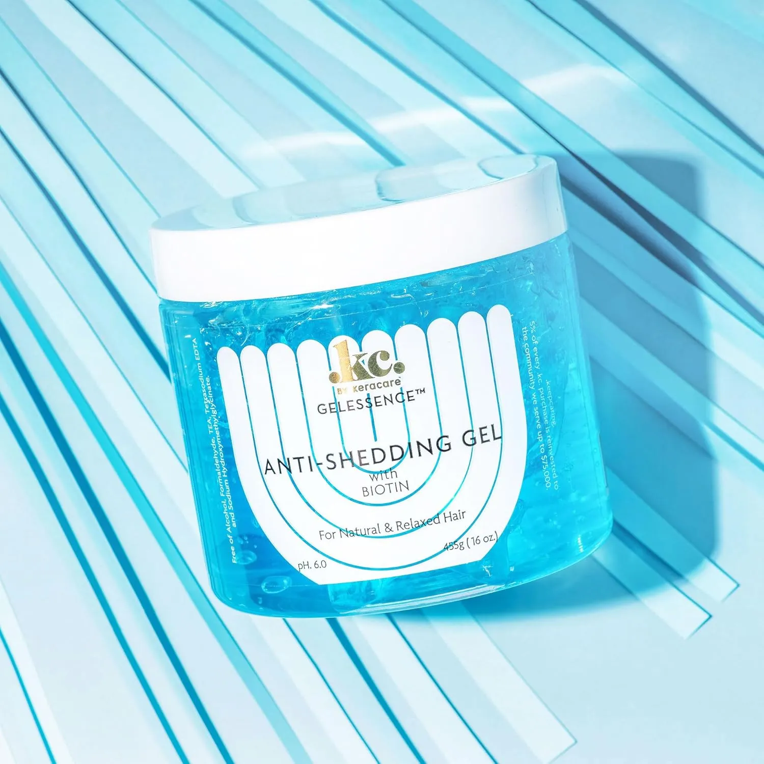 KeraCare Gelessence Anti Shedding Gel With Biotin For Natural Hair 455g