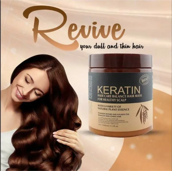 Keratin Hair Mask & Hair Treatment For Healthy Scalp 500ml Original