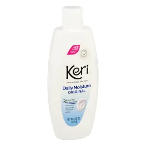 Keri Daily Moisture Original Lotion w Vitamin E, Sunflower Oil, Aloe - 8.5 oz