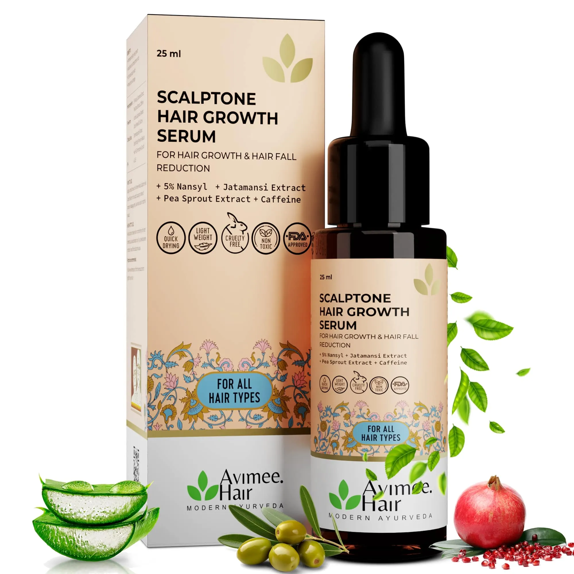 Keshpallav Hair Oil and Scalptone Hair Growth Serum