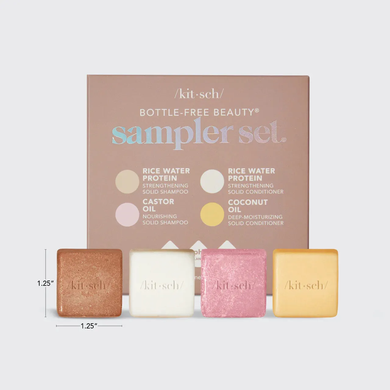 Kitsch Shampoo   Conditioner 4pc Sampler Set