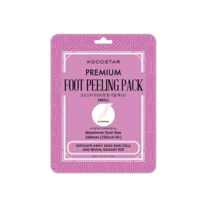 KocoStar Premium Foot Peeling Pack Small  Size 260mm(10inch/41)  50Ml