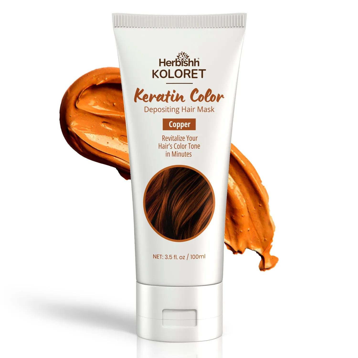 Koloret Keratin Color Depositing Hair Mask Copper