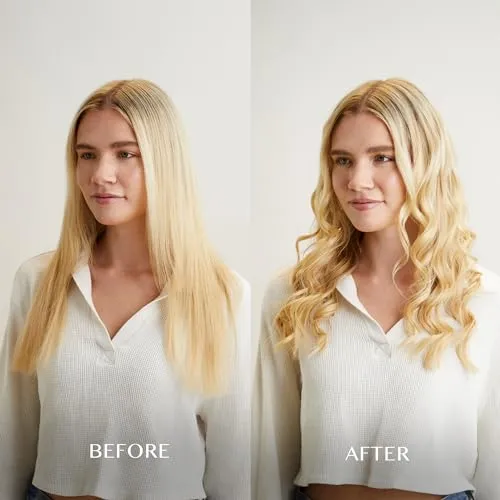 Kristin Ess 1 Titanium Curling Iron Beach Waves Ionic Fast Heat Dual Voltage