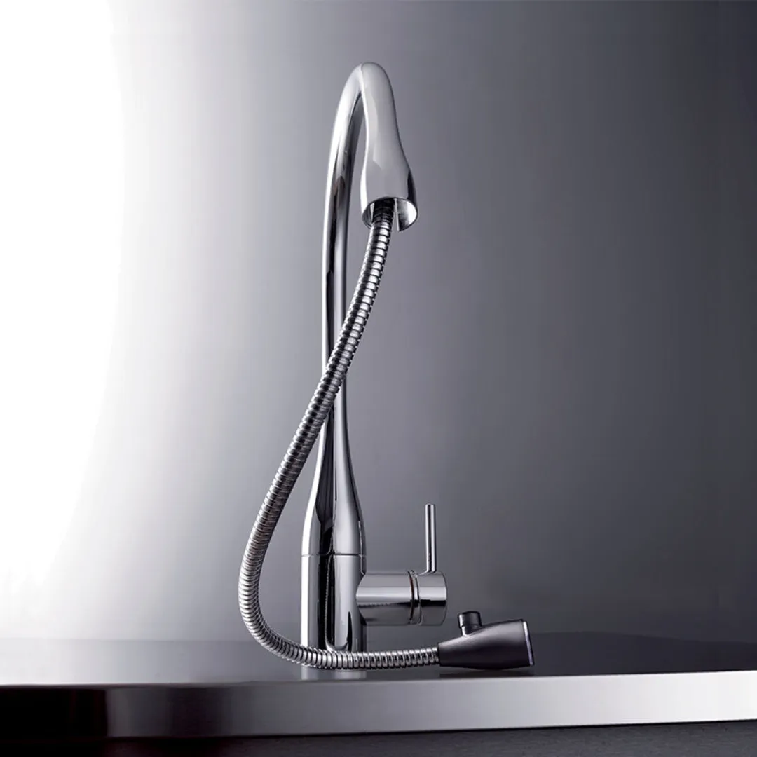 KWC Eve Pull Out Sink Mixer - Chrome
