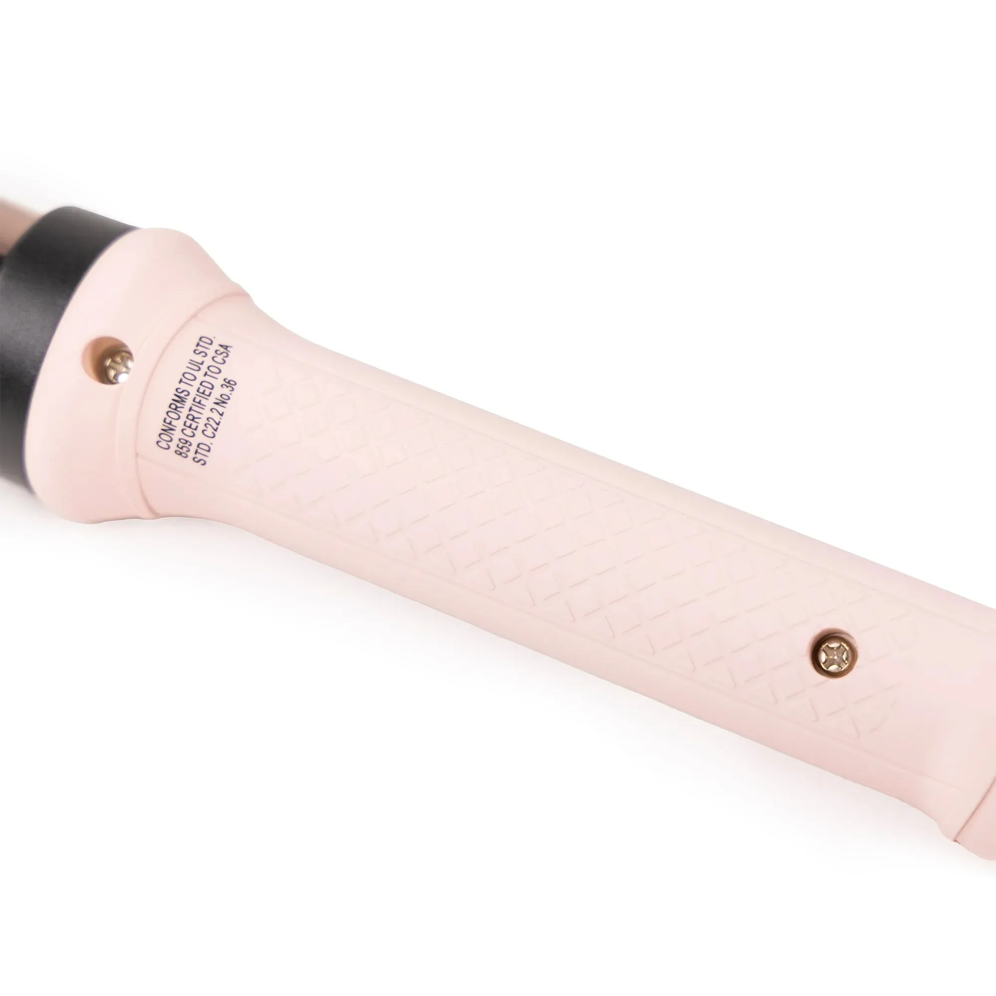 L'ANGE HAIR COMIND106486 Ondul Titanium Curling Wand | Professional Hot Tools Curling Iron 1 Inch | Salon Hair Styling Wands for Beach Waves | Best Hair Curler Wand for Frizz-Free, Lasting Curls | Blush 25 MM (B06XQCRV6J)