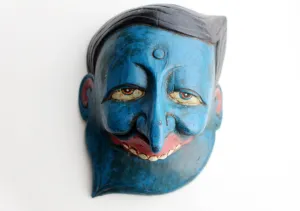 Laughing Face Handmade Halloween Wall Hanging Mask