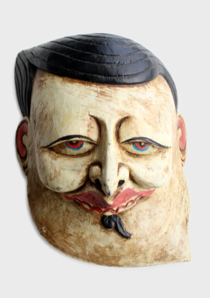 Laughing Face Handmade Halloween Wall Hanging Mask