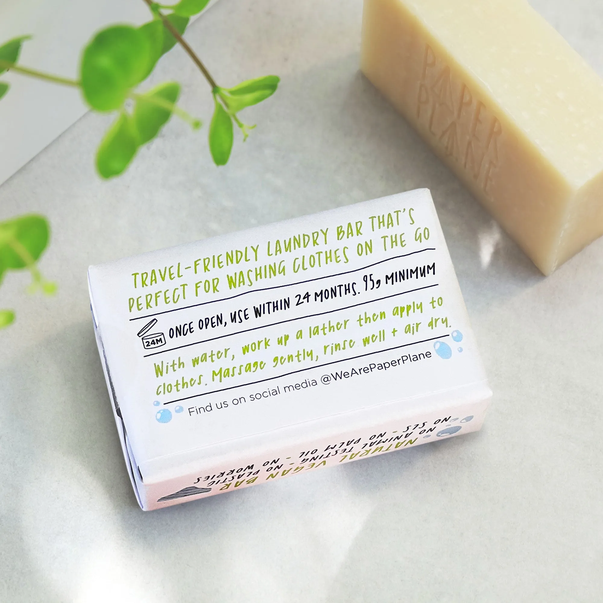 Laundry Bar 100% Natural Vegan Plastic-free