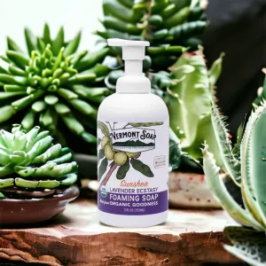 Lavender Ecstasy Foaming Hand Soap - Vermont Soap 12oz / 355ml