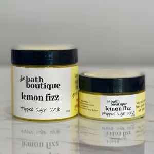 lemon fizz whipped sugar scrub