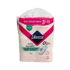Libresse Feminine Pantyliners Sensitiv Slim Big Value Pack 3x32s