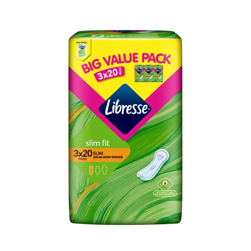 Libresse SlimNW 24cm 3x20s Big Value Pack