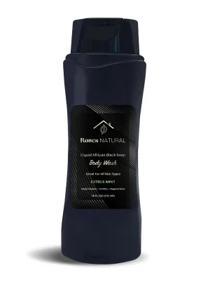Liquid African Black Soap - Citrus Mint