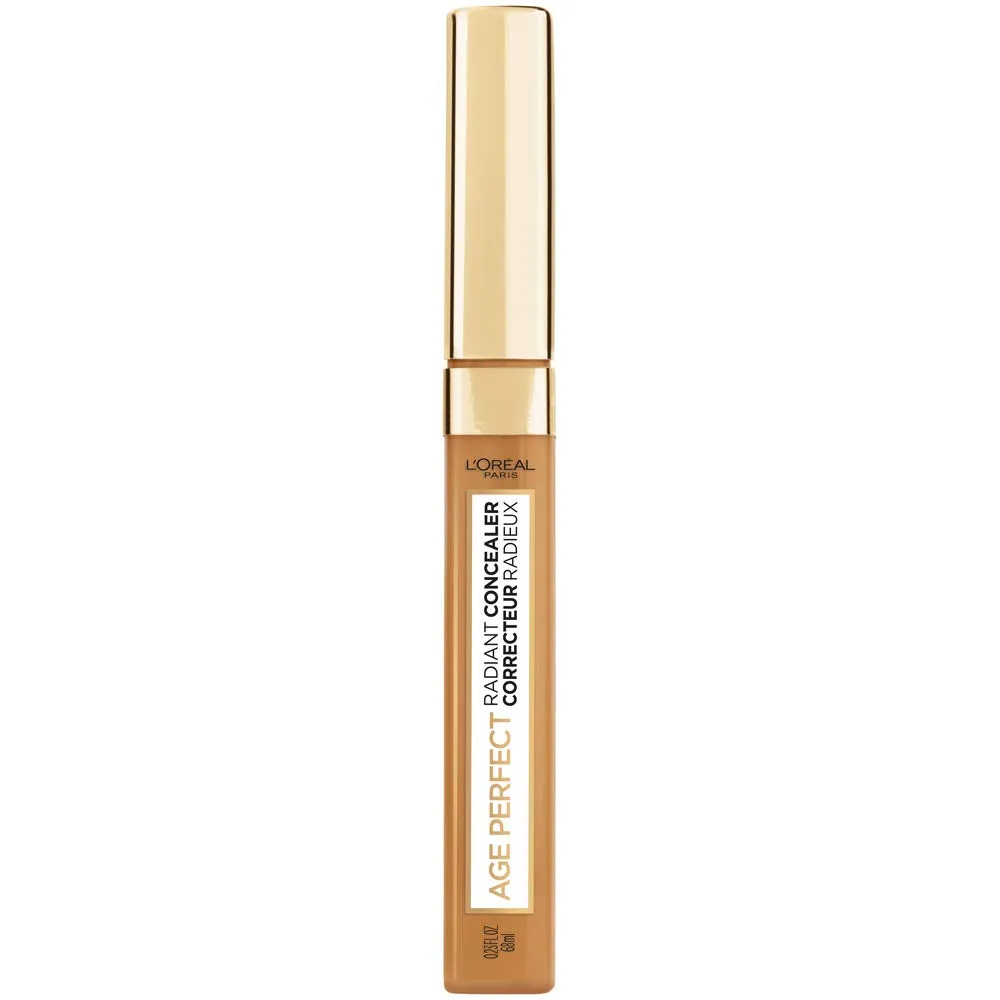 LOral Paris Age Perfect Radiant Concealer with Hydrating Serum and Glycerin, Caramel Beige