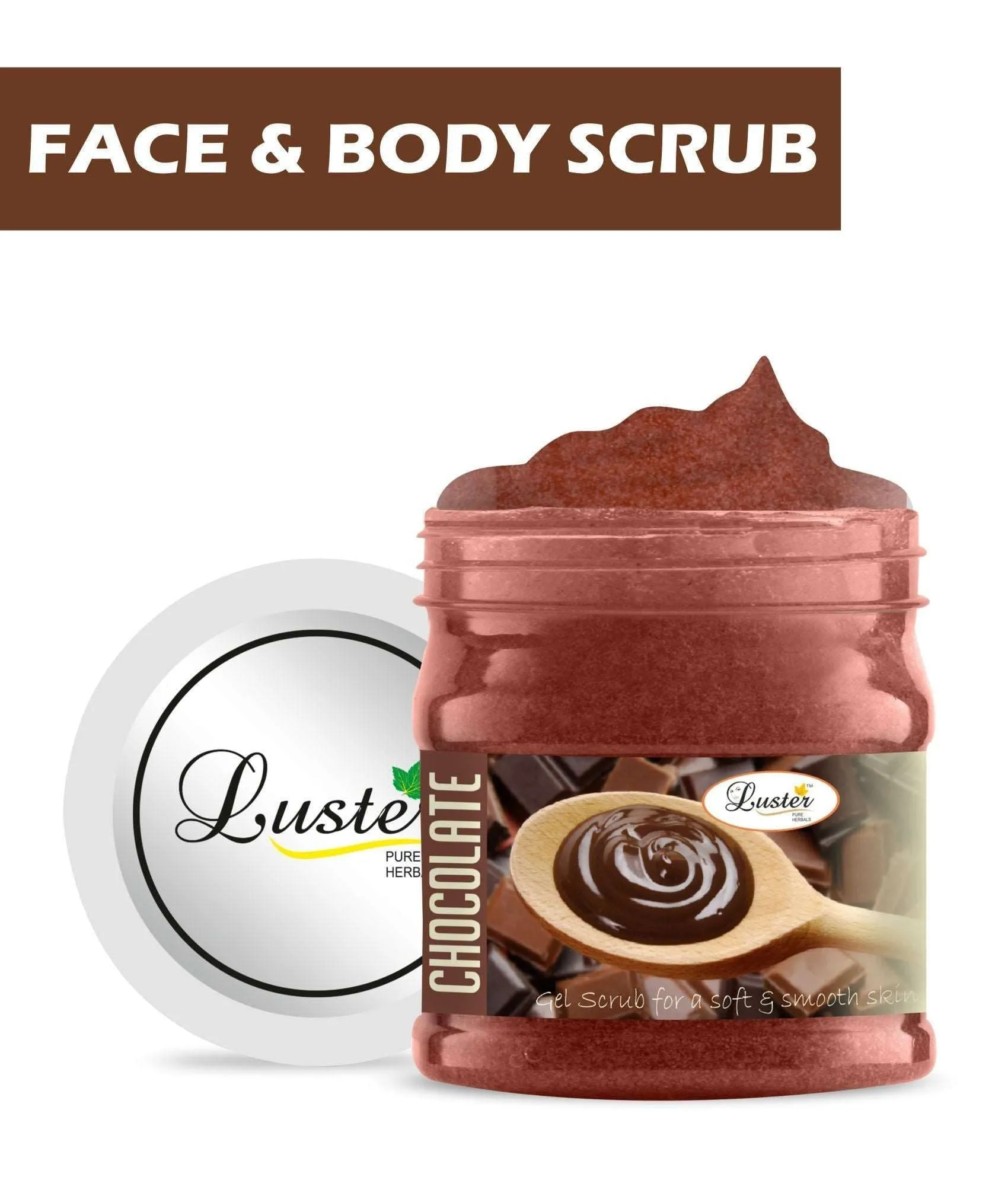 Luster Chocolate Face & Body Gel Scrub - 500ml