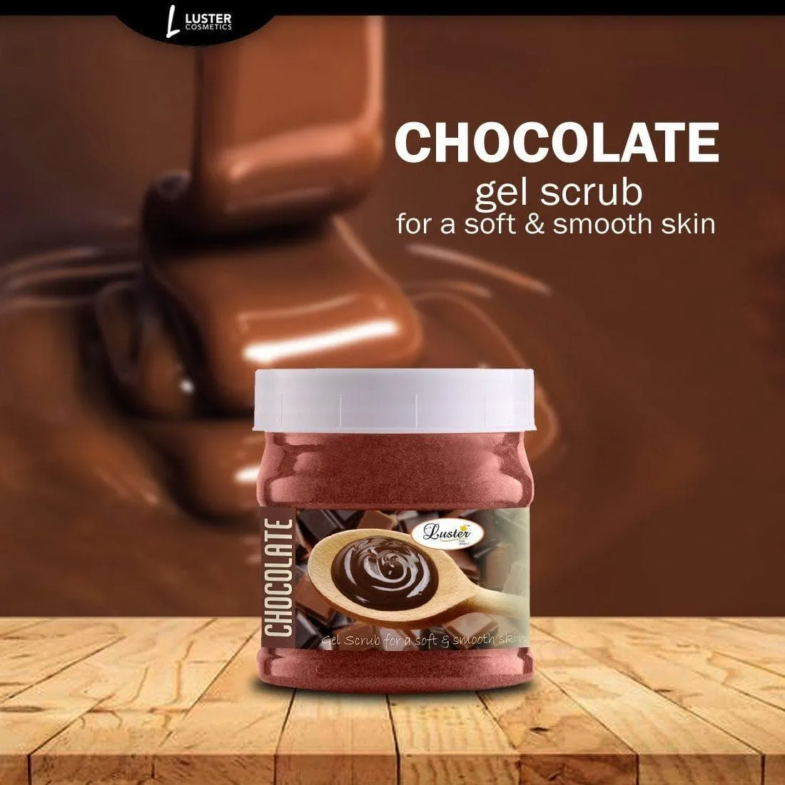 Luster Chocolate Face & Body Gel Scrub - 500ml