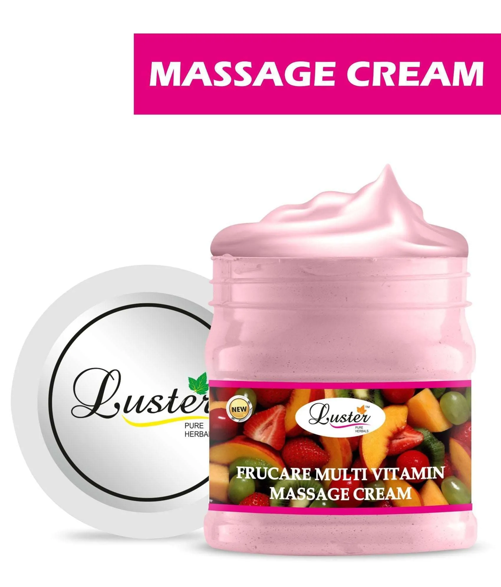 Luster Frucare Multi Vitamin Facial Massage Cream - 500ml