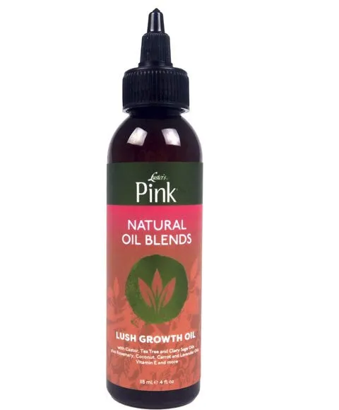 Lusters Products Pink Natural Oil Blends Lush Growth Oil