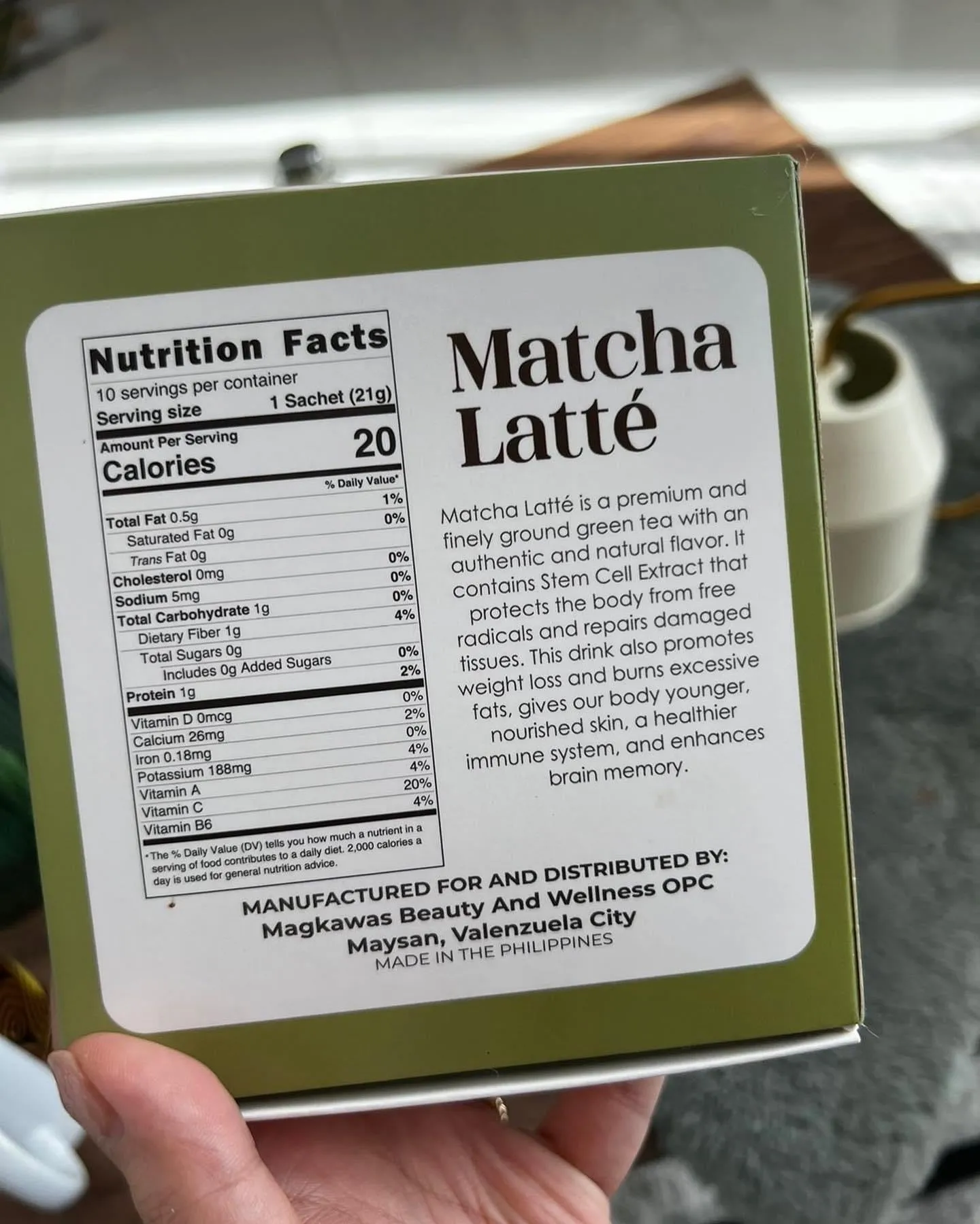 Luxe Slim - MATCHA LATTE 10 x 21G