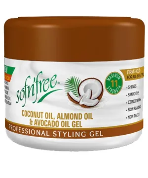 M And M Cosmetics Sof N Free 3 In 1 Coconut Oil Styling Gel