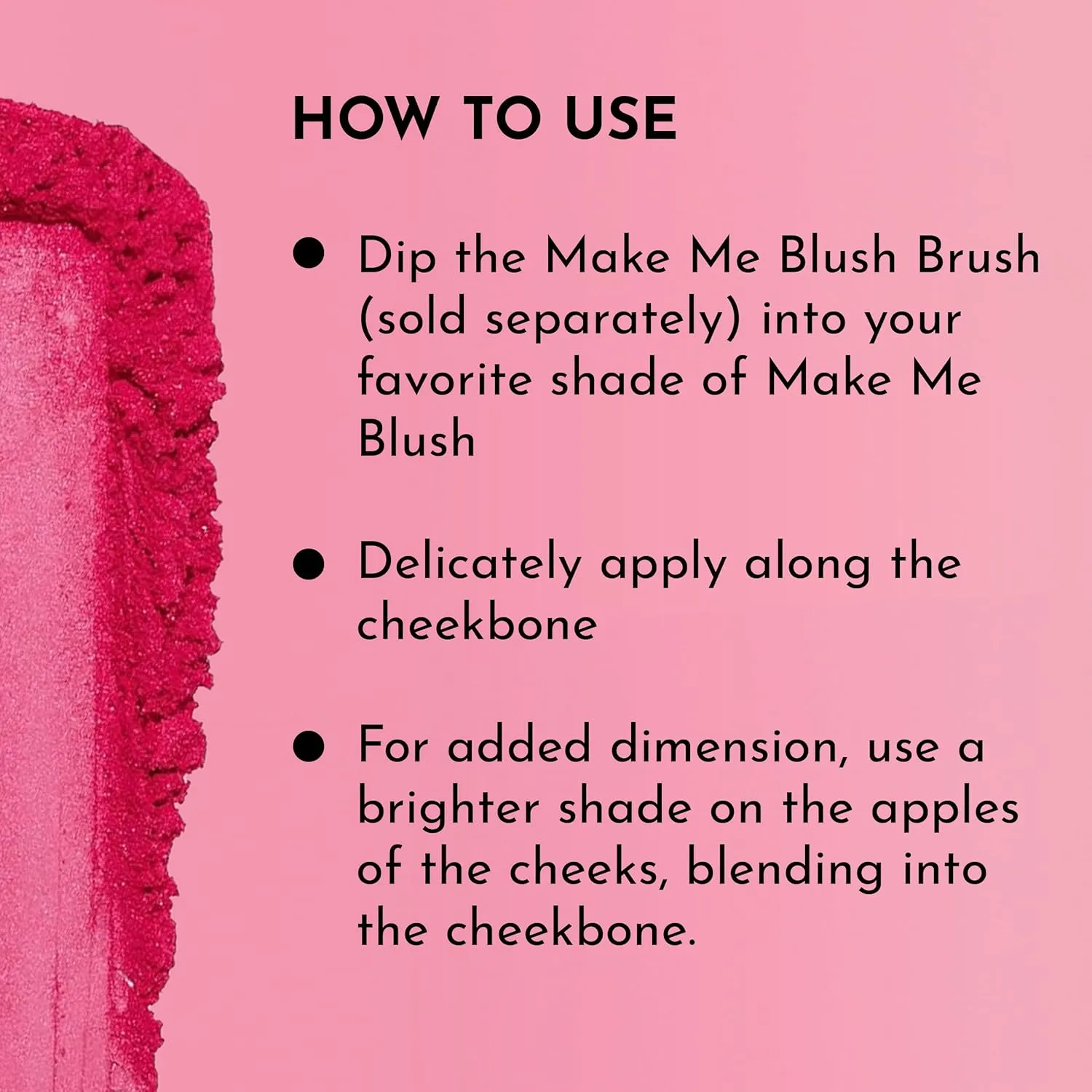 Make Me Blush Talc Free Velvet Blush, Watermelon, Pink, 0.18 Ounce