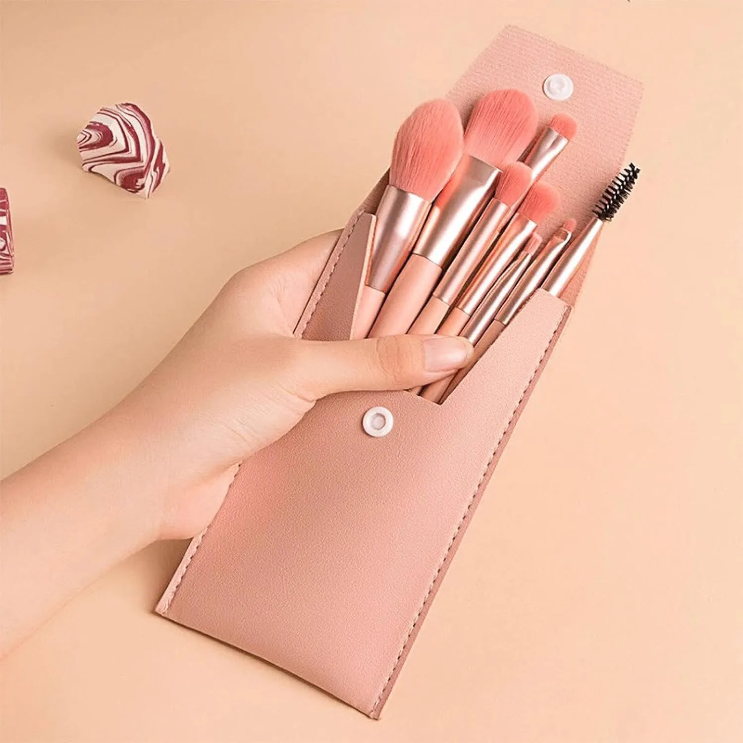 Makeup brush set, Cangzhou 8 portable makeup brush sets, brushes, loose powder, eyeshadow brushes, foundations, mascara brushes, beauty tools
