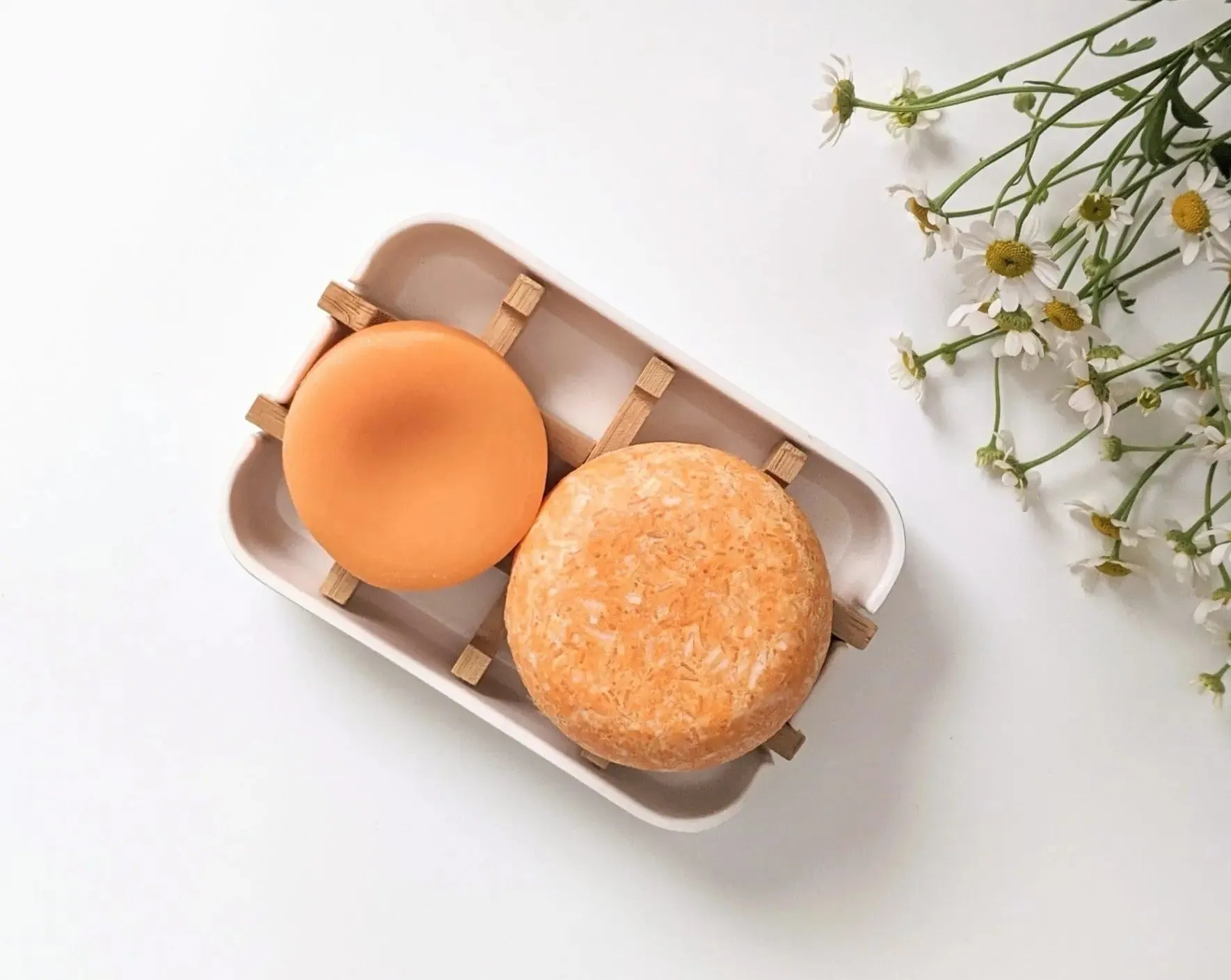 Mango Zero Waste Natural Shampoo Conditioner Bars - Mango Amore