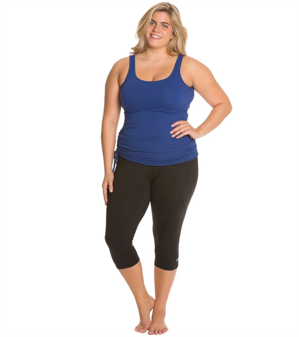 Marika Slimming Plus Size High Rise Yoga Capri