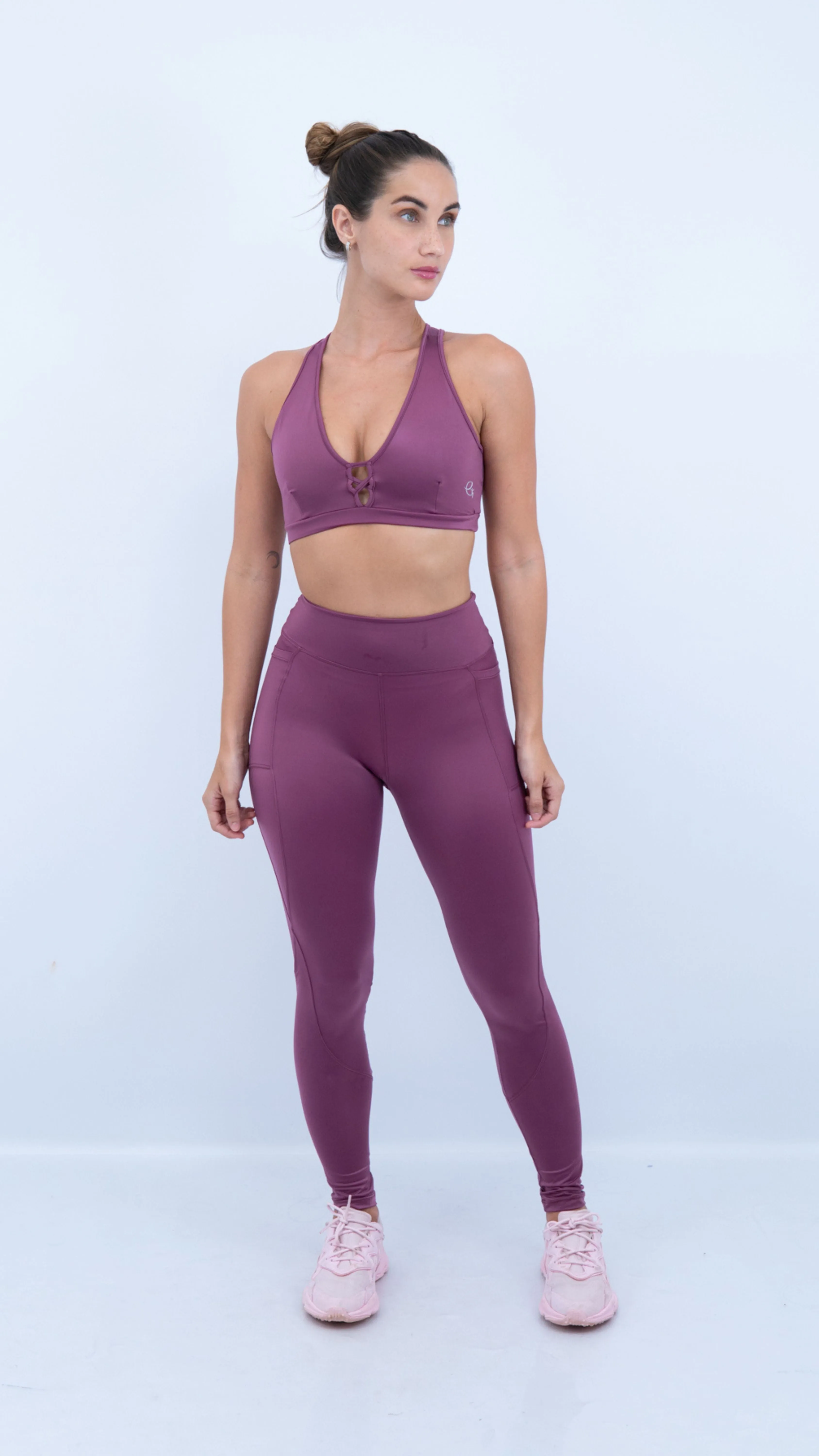 Mauve Feminine Bra