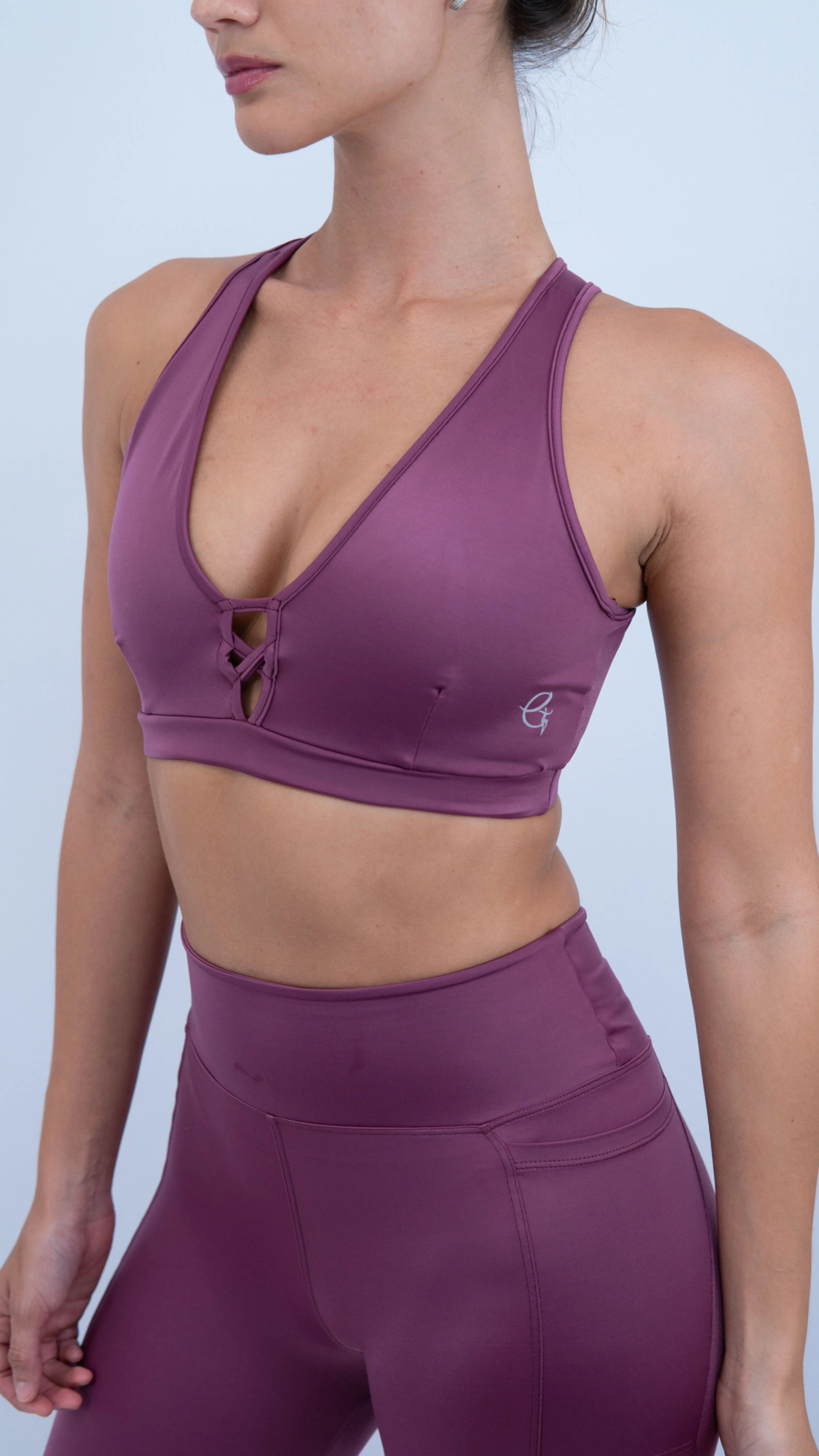 Mauve Feminine Bra