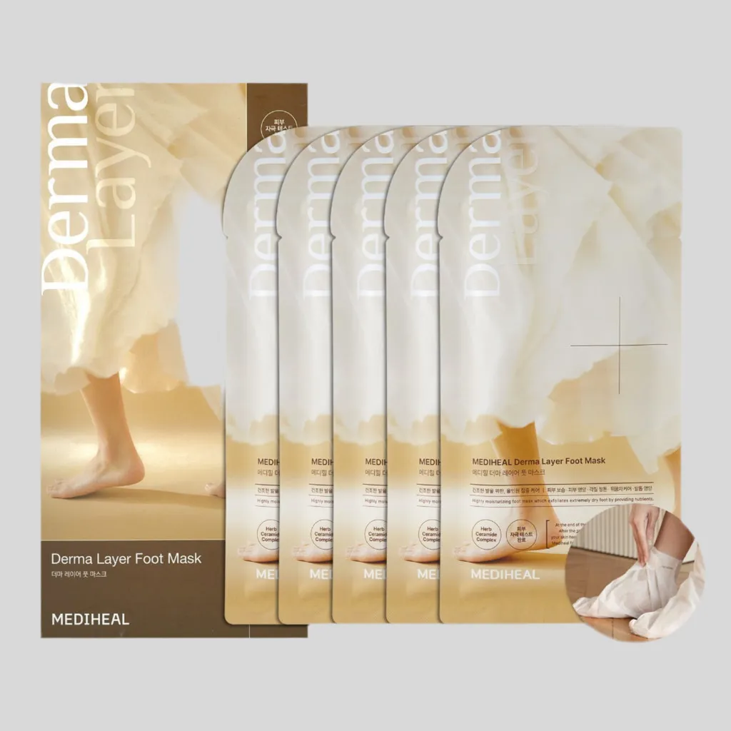Mediheal Derma Layer Foot Mask 5 Pair/box