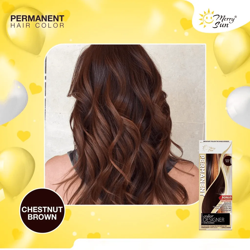 MerrySun Permanent Hair Color - Chestnut Brown