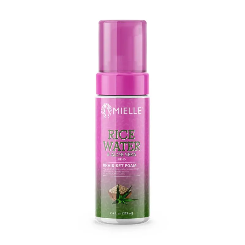 Mielle Rice Water & Aloe Vera Braid Set Foam 7.5 fl.oz/222ml