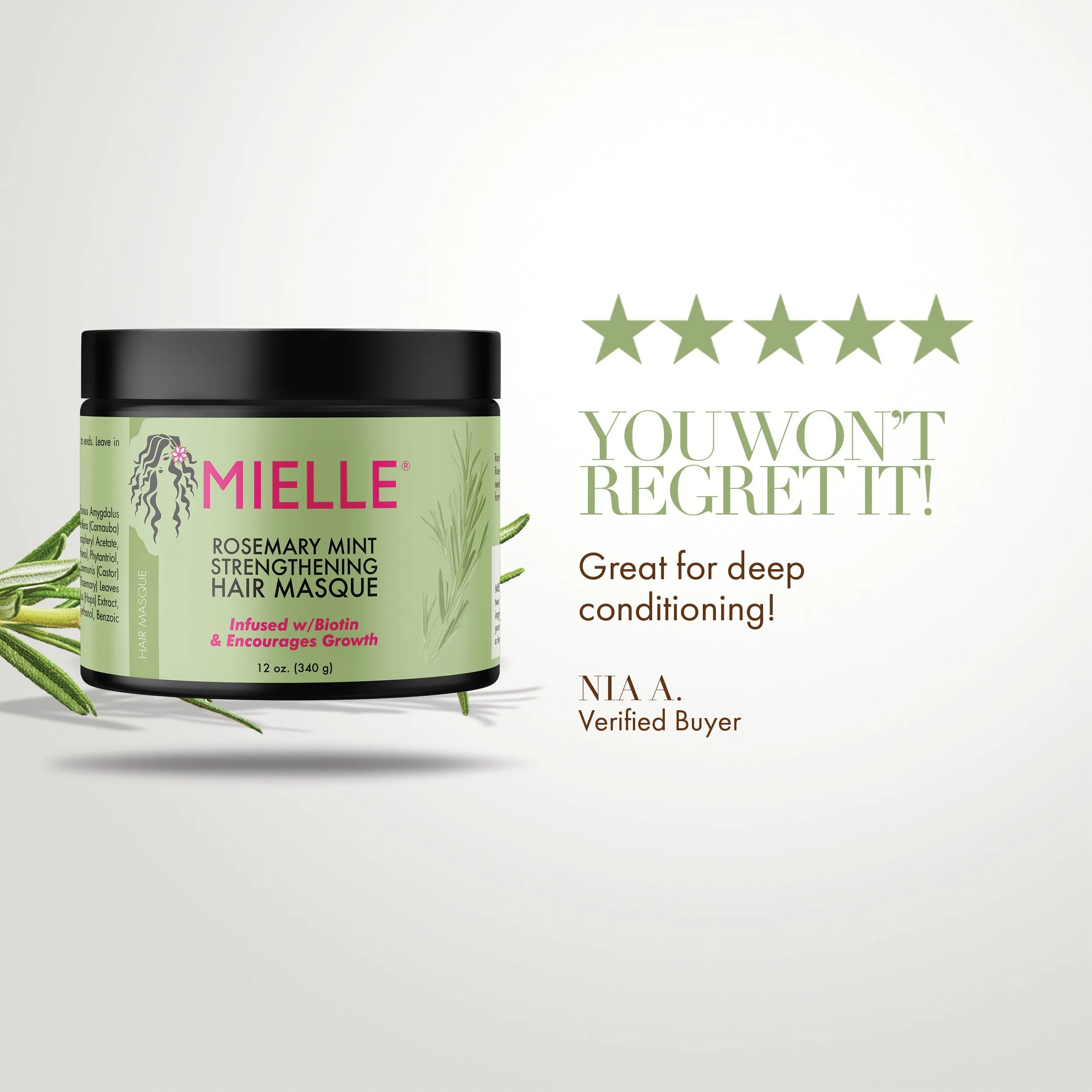 Mielle Rosemary Mint Strengthening Hair Masque