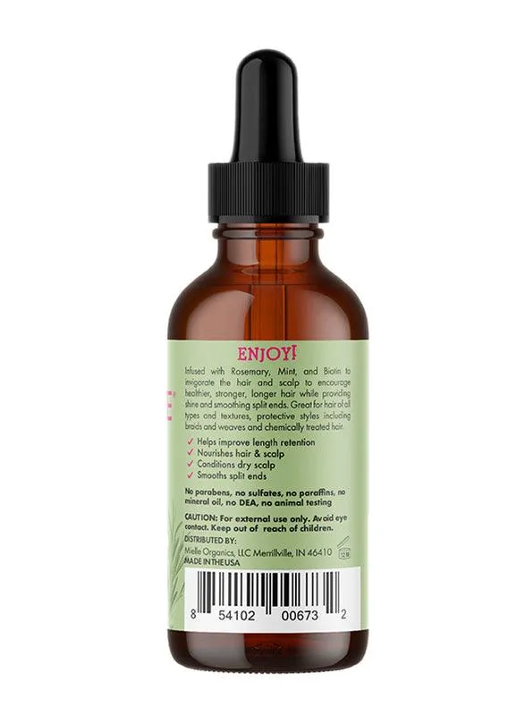 Mielle, Scalp & Hair Strengthening Oil, Rosemary Mint, 2 fl oz (59 ml)