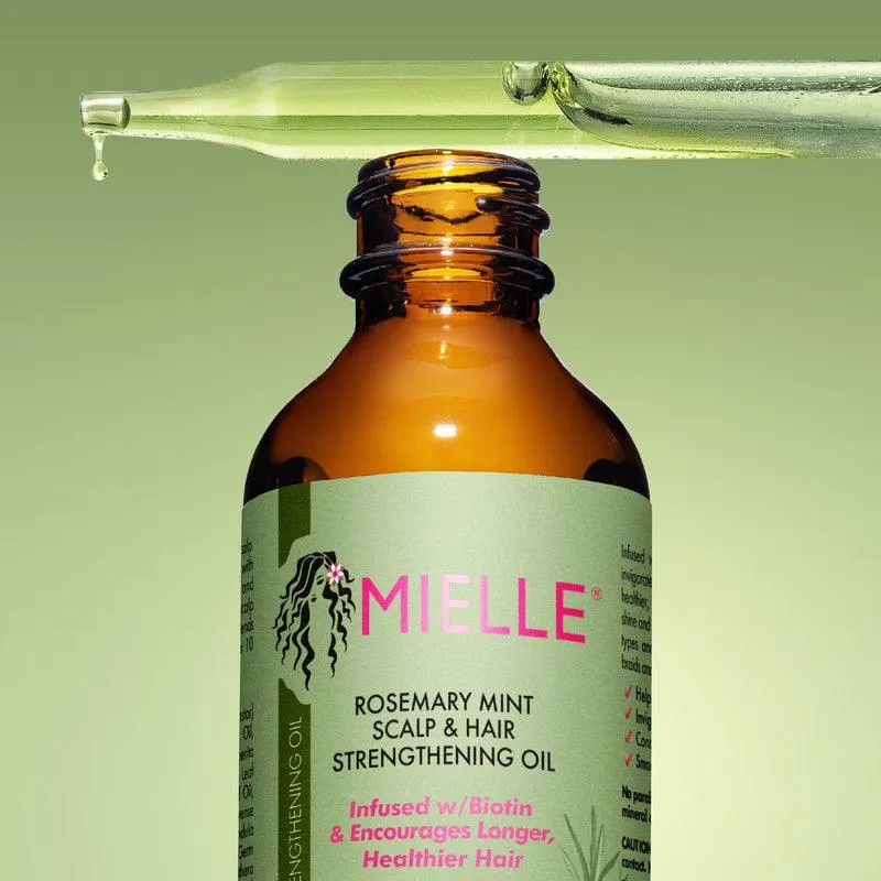 Mielle, Scalp & Hair Strengthening Oil, Rosemary Mint, 2 fl oz (59 ml)