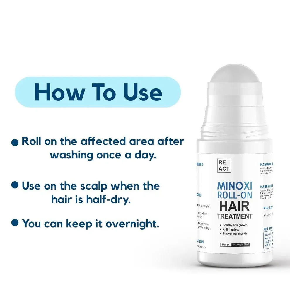 Minoxi Roll-On Hair Treatment Hair Growth Serum