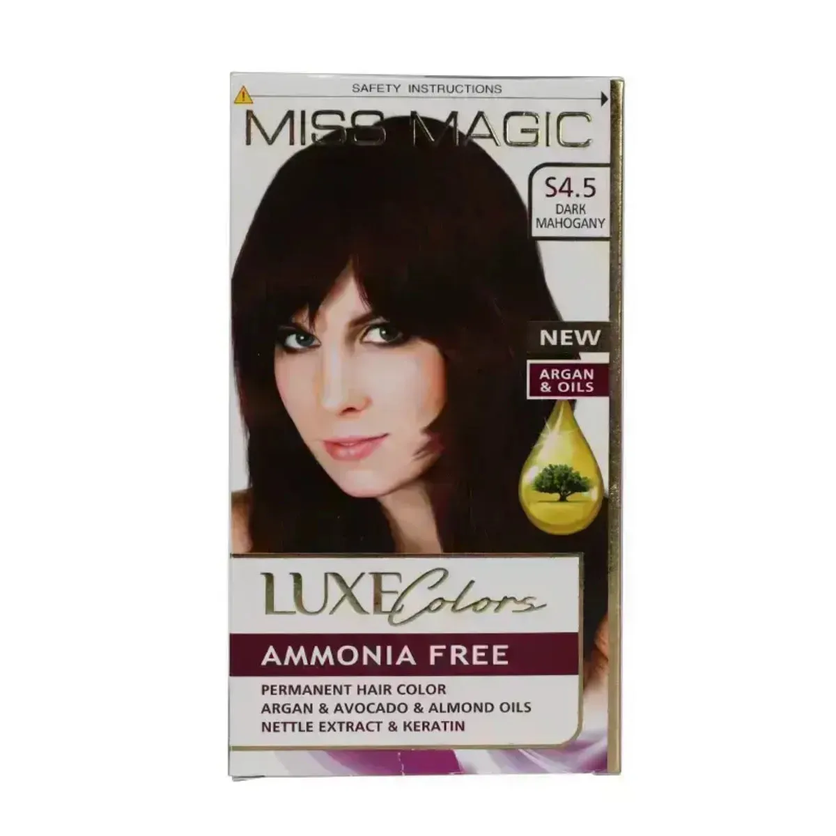 Miss Magic Luxe Color S 4.5-Dark Mahogany Hair Color