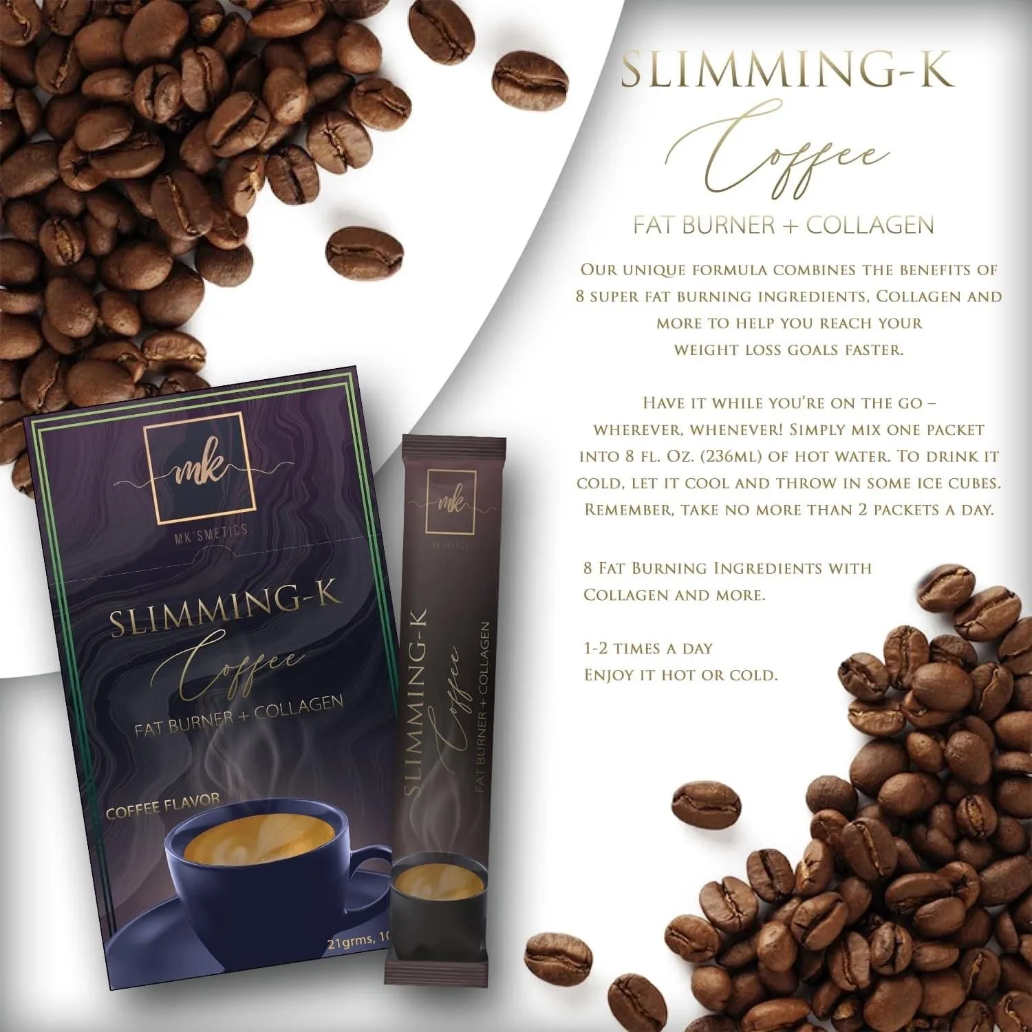MK Slimming-K Coffee 10 sachet ( BOX)