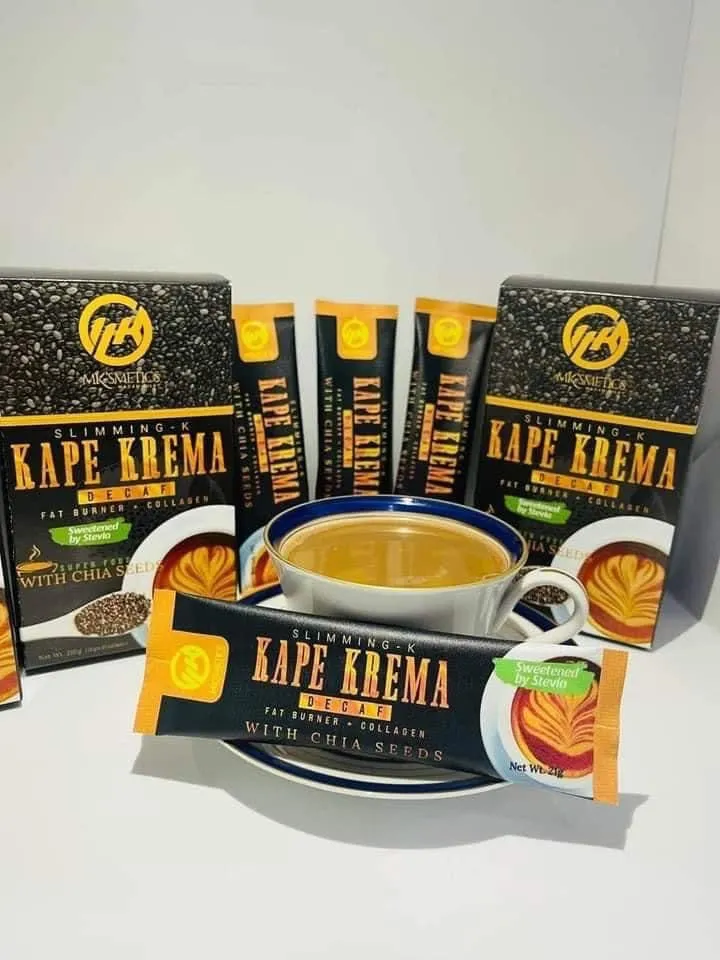 MKSmetics - Kape Krema Decaf with Chia Seeds 10x21g