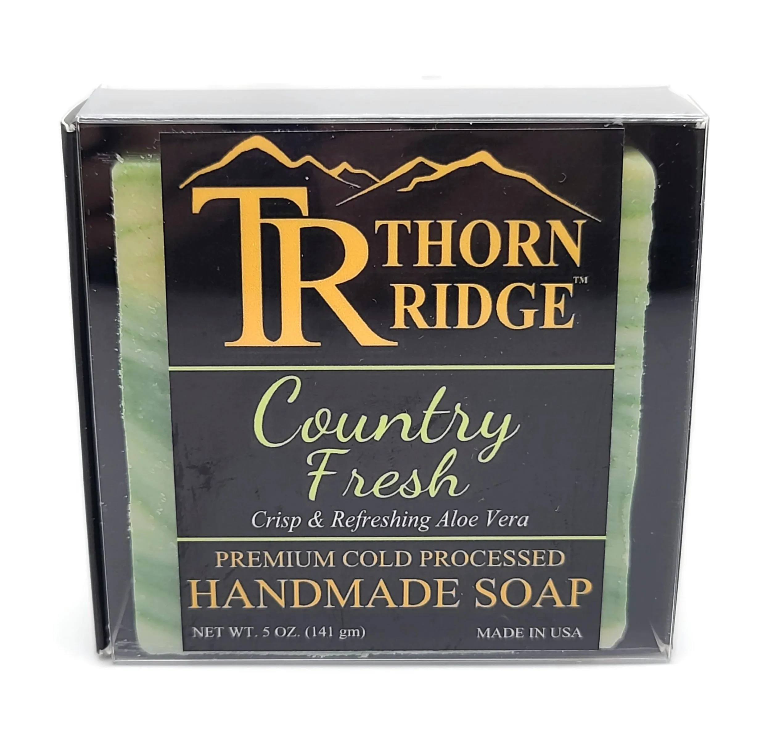 Mountain Retreat Collection: 4 Handmade Soap Bars - 5 Ounces Each (Pack of 4)
