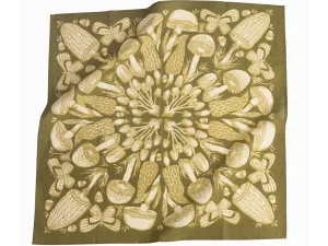 Mushrooms Screen Printed Bandana